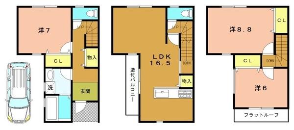 宇治市木幡正中の土地