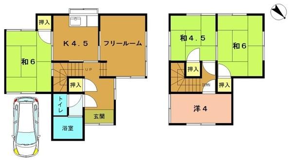 宇治市木幡南山の中古一戸建
