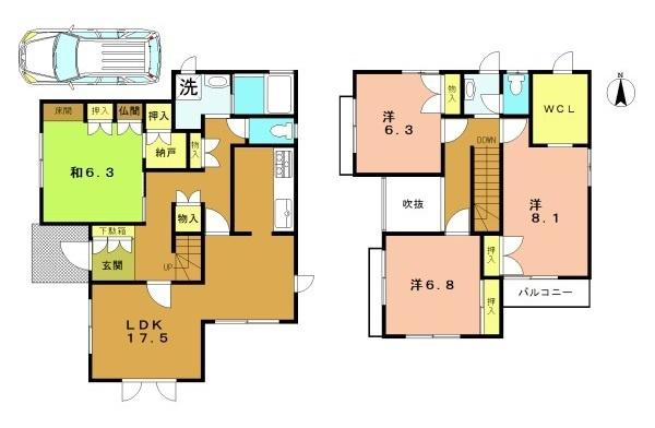 宇治市広野町小根尾の中古一戸建