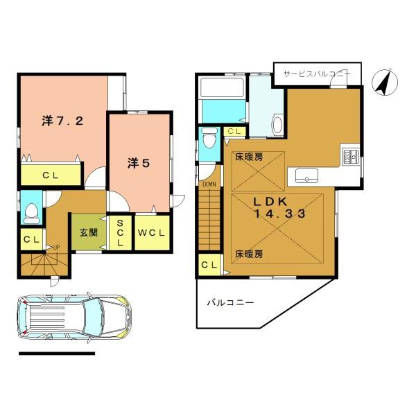 宇治市神明宮北の中古一戸建