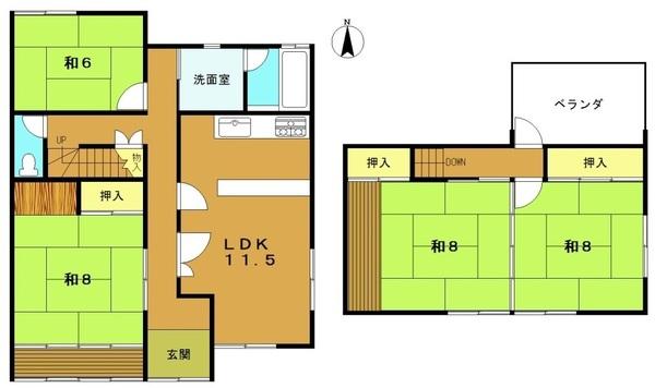 宇治市木幡南山の中古一戸建て