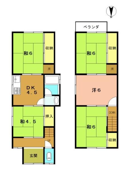 宇治市槇島町薗場の中古一戸建て