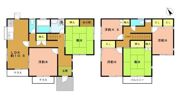 宇治市平尾台２丁目の中古一戸建