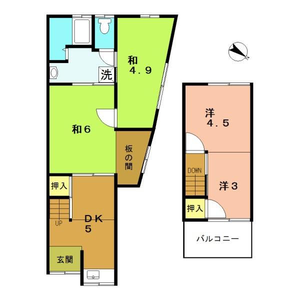 宇治市神明宮北の中古テラスハウス
