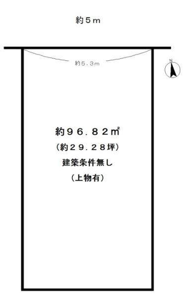 城陽市平川長筬の売土地