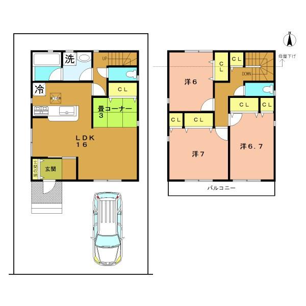 城陽市寺田今橋の新築一戸建