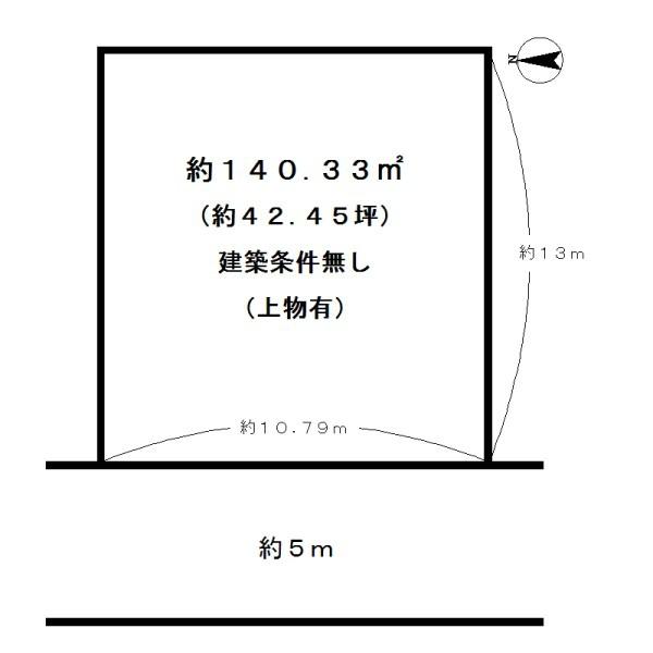 宇治市五ケ庄広岡谷の売土地