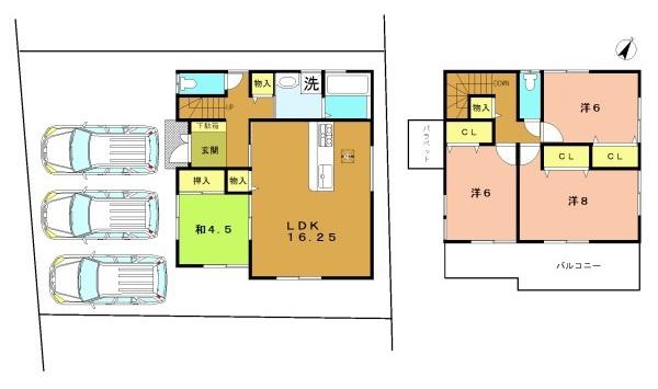 宇治市木幡南山の新築一戸建