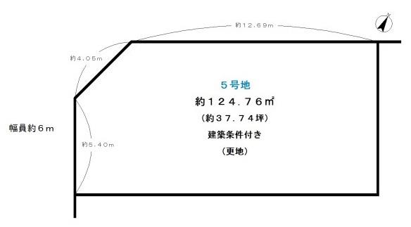 宇治市五ケ庄一番割の売土地