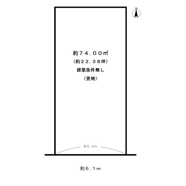 城陽市平川長筬の売土地