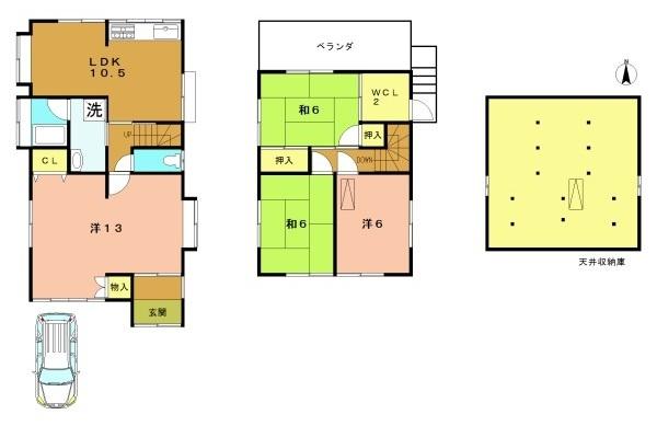 城陽市長池北清水の中古一戸建
