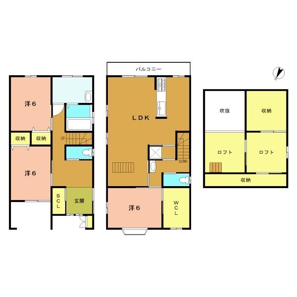 城陽市富野北角の中古一戸建
