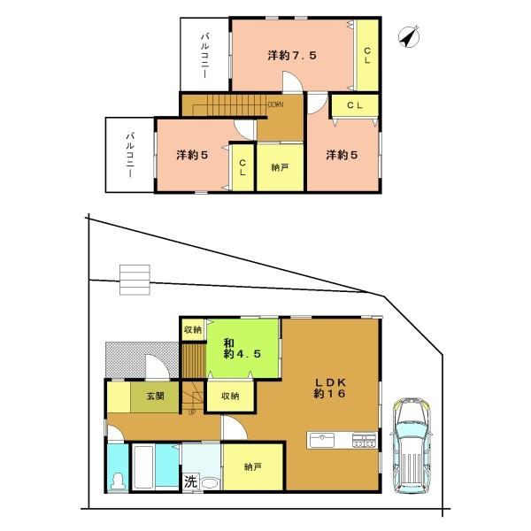 宇治市広野町大開の中古一戸建