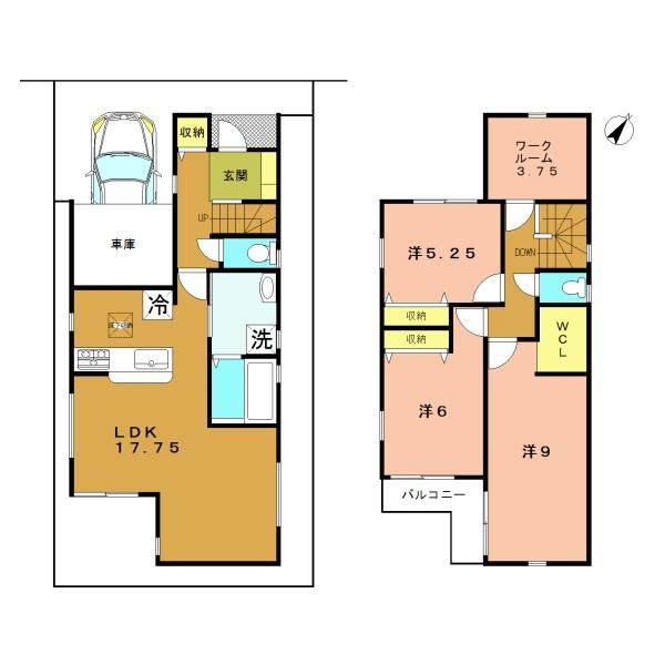宇治市伊勢田町南遊田の新築一戸建