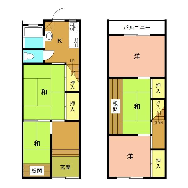 京都市東山区今熊野南日吉町の中古テラスハウス