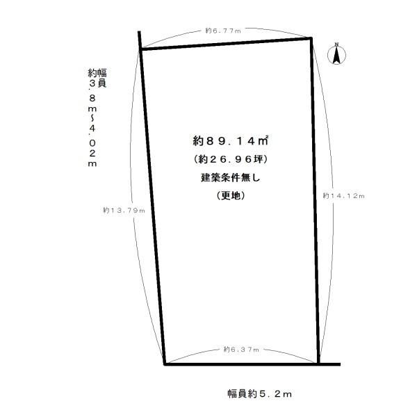宇治市木幡檜尾の売土地