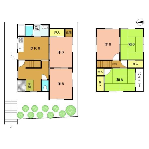 城陽市寺田市ノ久保の中古一戸建