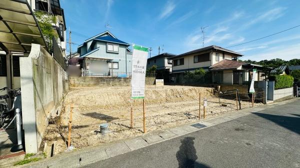 城陽市寺田深谷の土地(現地土地写真)