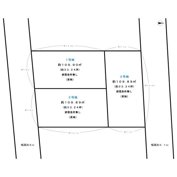 城陽市久世里ノ西の売土地