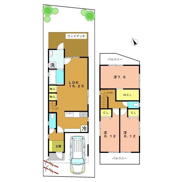 宇治市木幡北山畑の新築一戸建