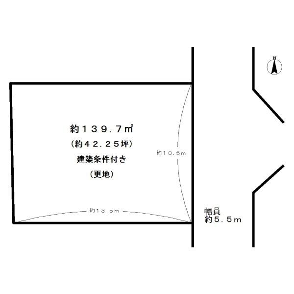 城陽市平川広田の売土地