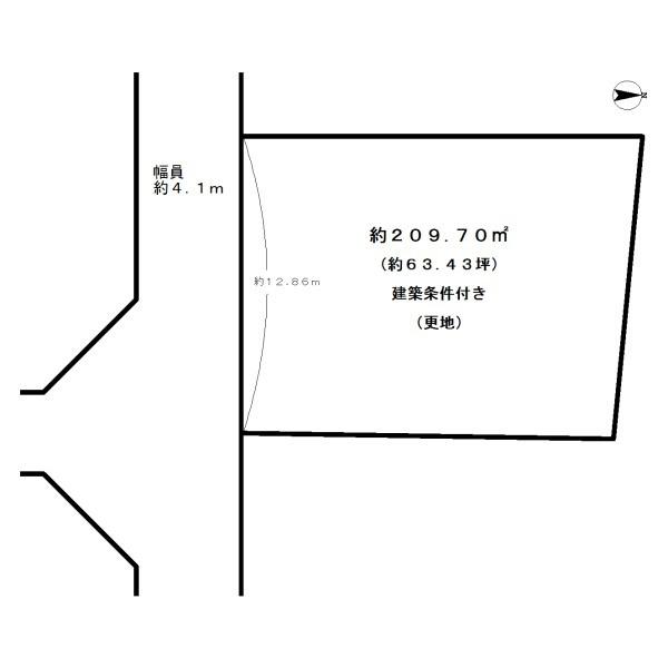 城陽市久世里ノ西の売土地