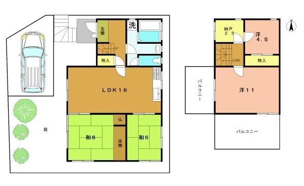 城陽市寺田大谷の中古一戸建