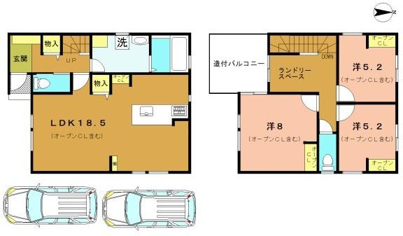 宇治市五ケ庄上村の新築一戸建