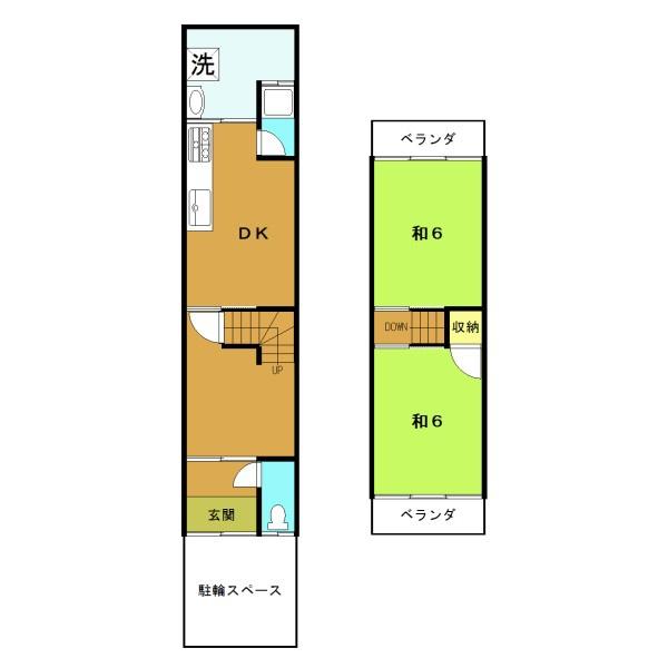 大津市稲津１丁目の中古テラスハウス