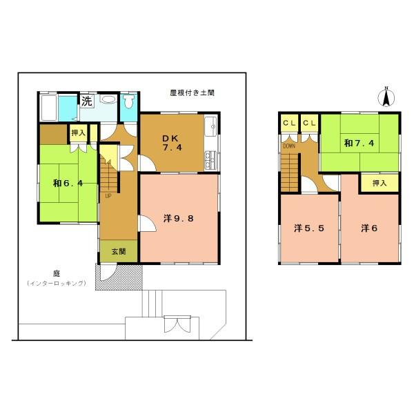 城陽市寺田深谷の中古一戸建