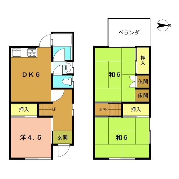 城陽市枇杷庄島ノ宮の中古一戸建