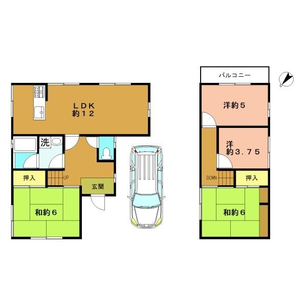 城陽市久世上大谷の中古一戸建