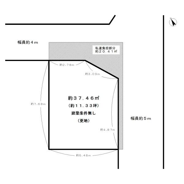 宇治市木幡正中の売土地
