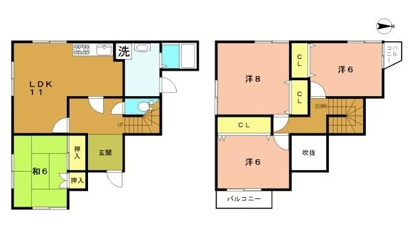 城陽市中樋ノ上の中古一戸建