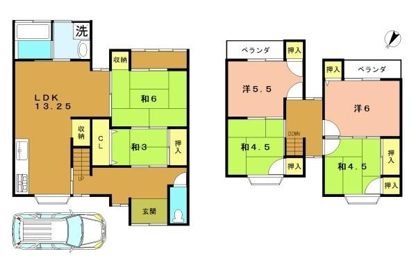 宇治市槇島町南落合の中古一戸建