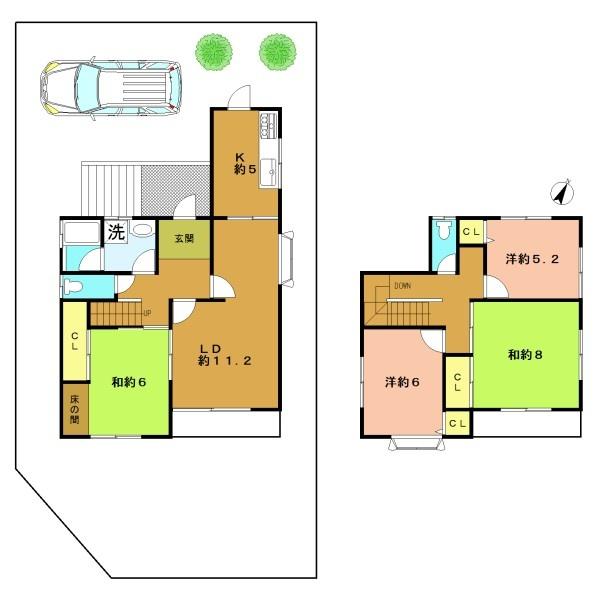 宇治市羽戸山３丁目の中古一戸建