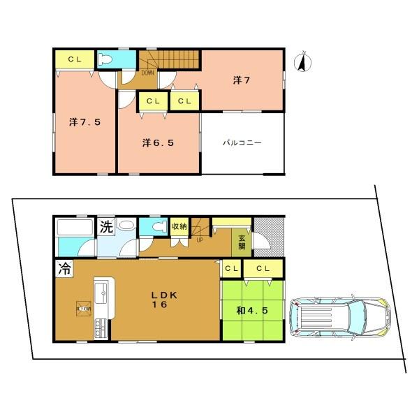 城陽市寺田市ノ久保の新築一戸建