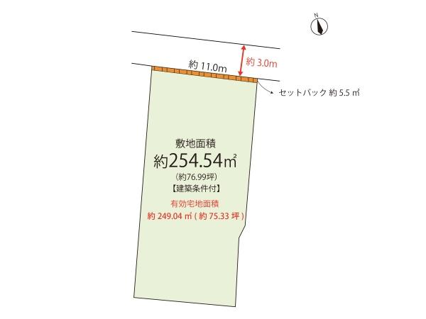 城陽市枇杷庄大堀の土地