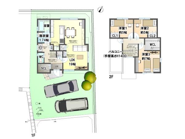 宇治市五ケ庄一番割の売土地