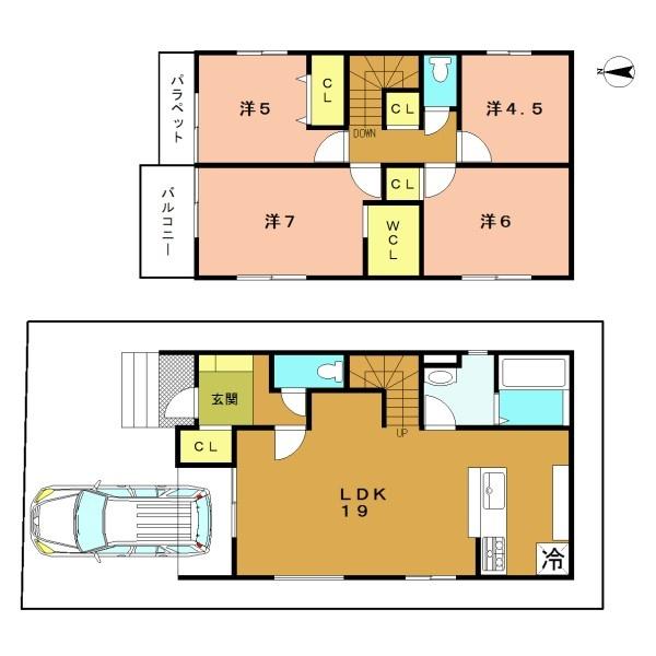 城陽市久世里ノ西の新築一戸建