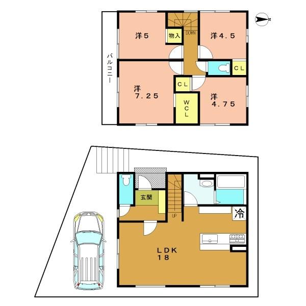 宇治市大久保町上ノ山の新築一戸建