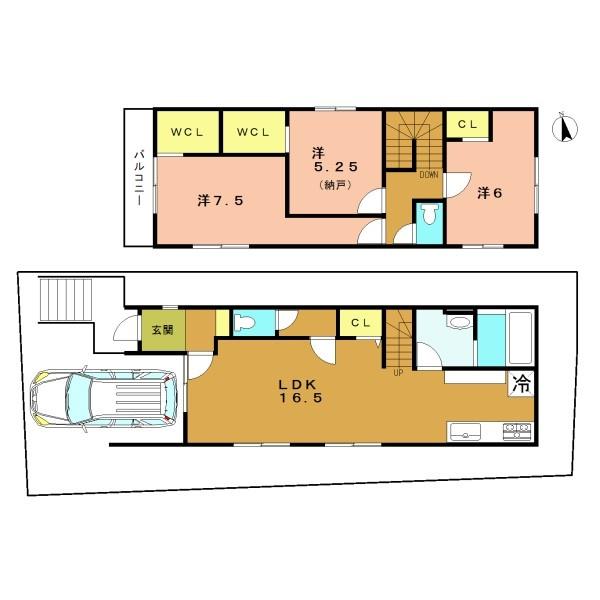 宇治市広野町寺山の新築一戸建