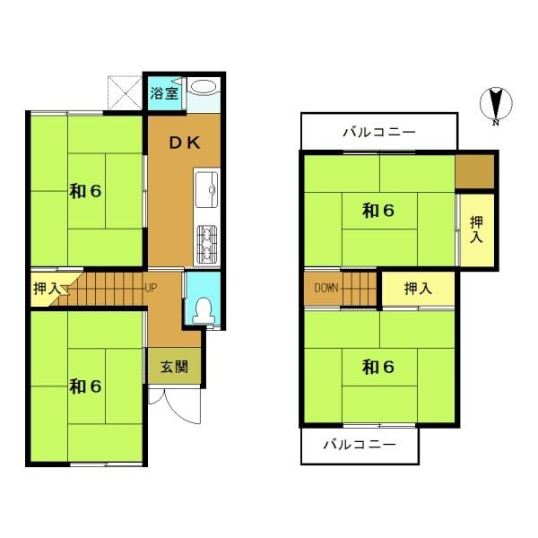 城陽市平川広田の中古一戸建