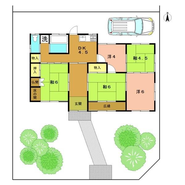 城陽市富野北垣内の中古一戸建