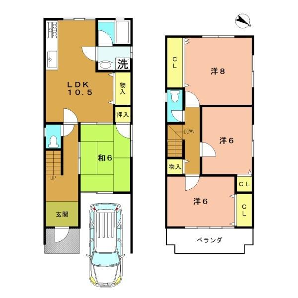 宇治市小倉町西浦の中古一戸建