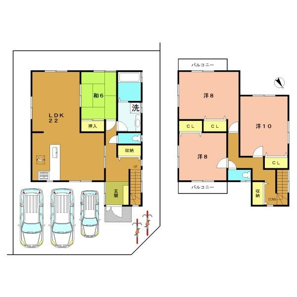 木津川市州見台６丁目の中古一戸建て