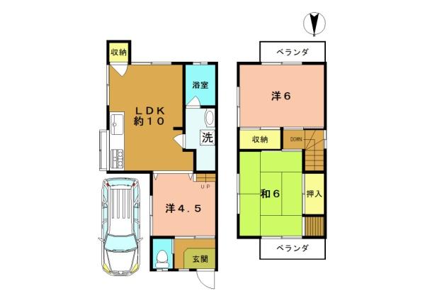 城陽市久世里ノ西の中古一戸建