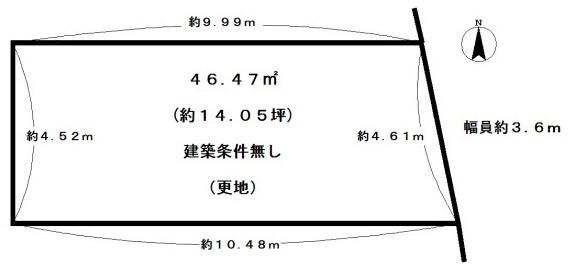京都市西京区大枝中山町の売土地