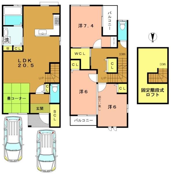 京都市右京区西院小米町の新築一戸建