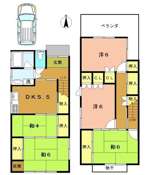 南丹市八木町八木東所の中古一戸建